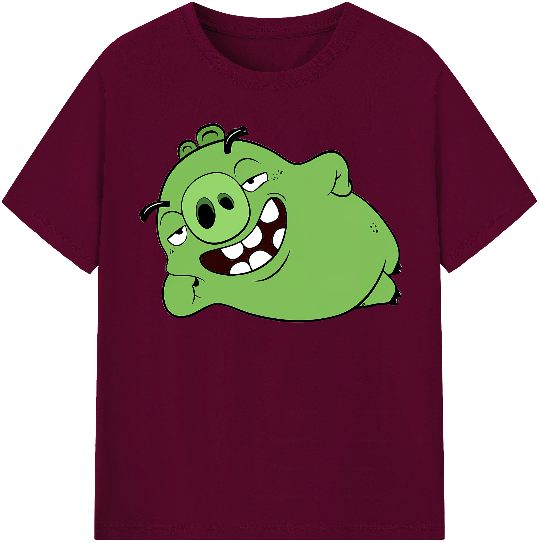 （画像用） Angry Birds アングリーバード レディースカジュアルプリントTシャツ（綿100％）